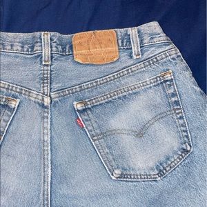 Vintage 80’s Levis One of a Kind Shorts